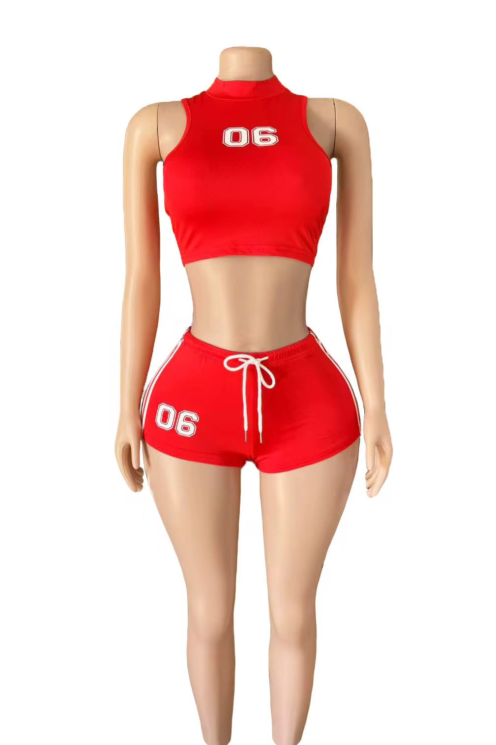 Red Two Piece Set