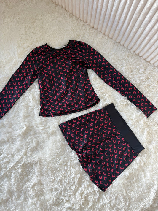 Half Moon Short Set