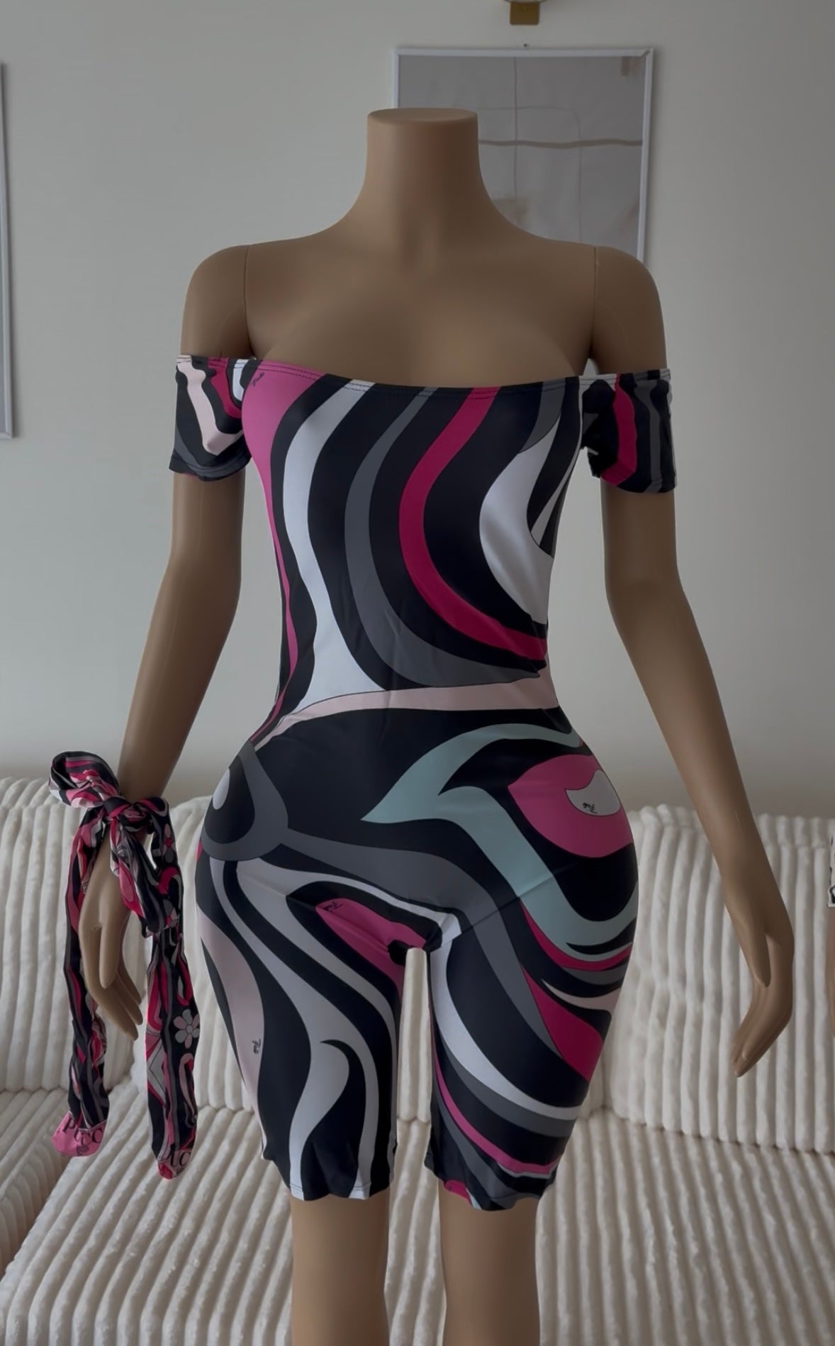 Pucci Romper with Headband
